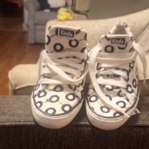 Keds WomenWhite and Black Patterned Sneakers